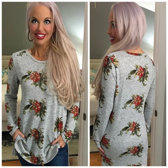 ❤️LAST 1! Brushed  Relaxed Fit Tunic! - Picture 3 of 8